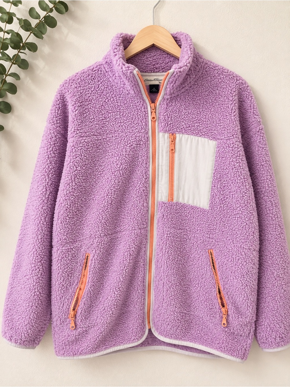 Universal Thread Purple Sherpa Fleece Jacket Size Small
